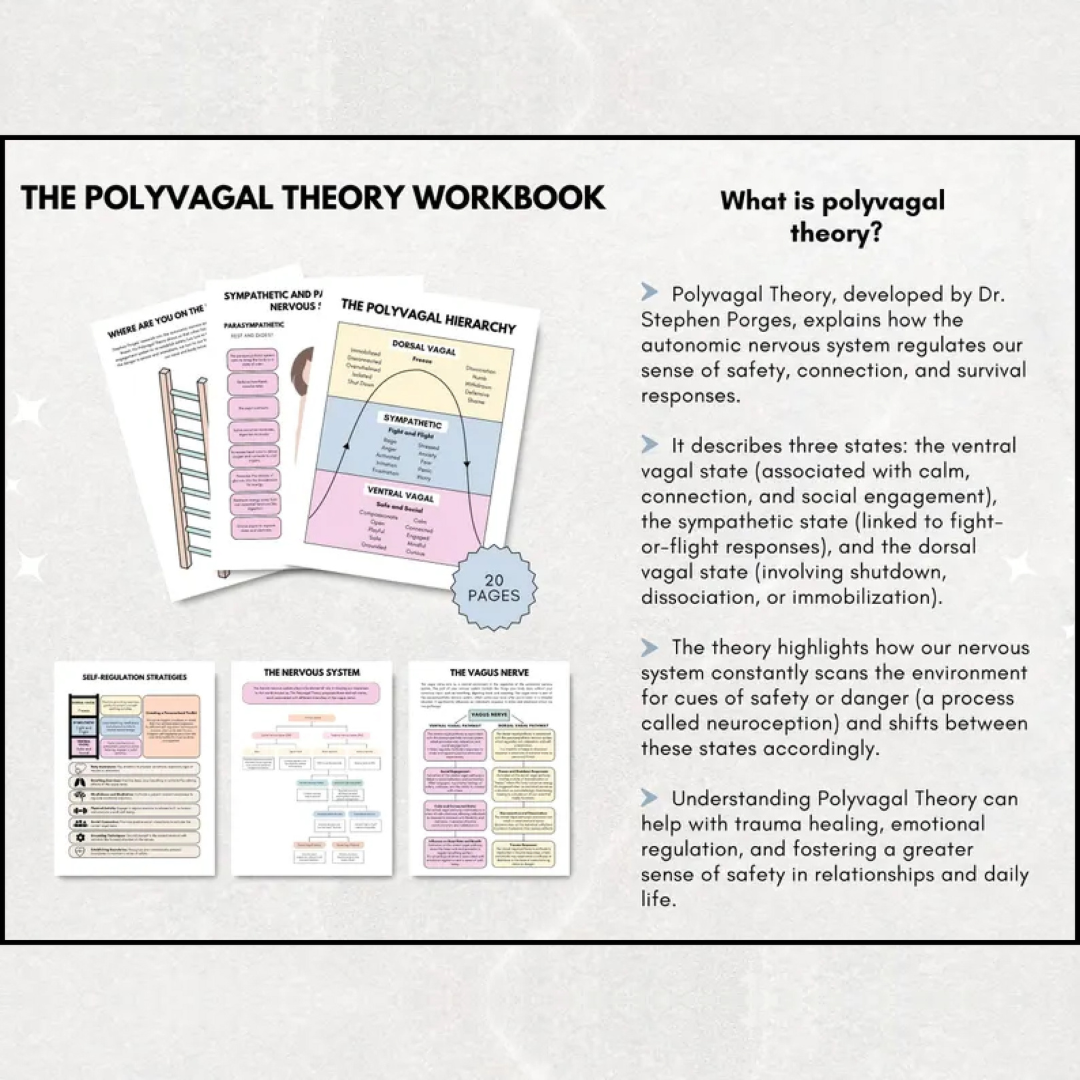 Nervous System Regulation Mega Bundle, Emotional Resilience, Polyvagal Theory, Therapeutic