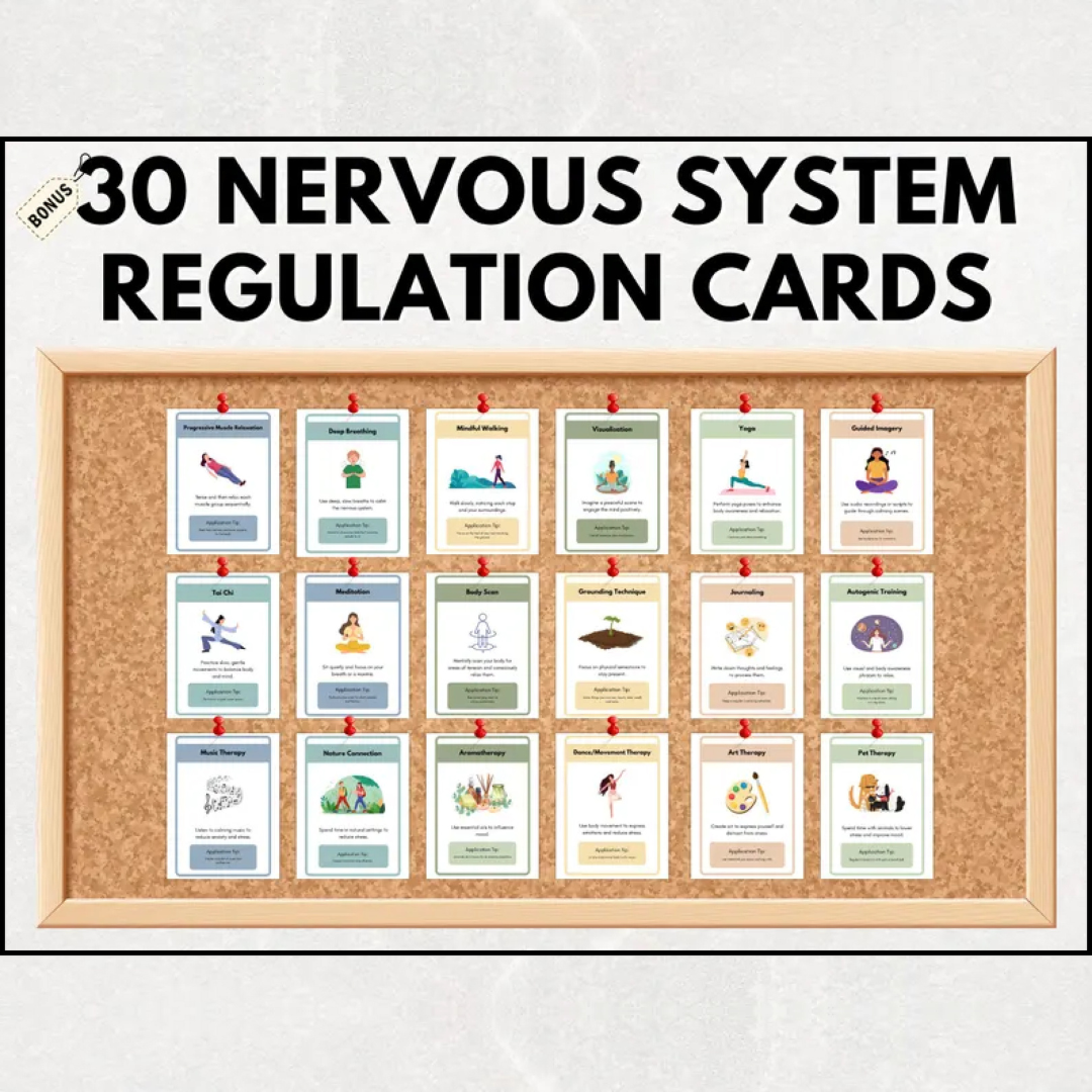 Nervous System Regulation Mega Bundle, Emotional Resilience, Polyvagal Theory, Therapeutic